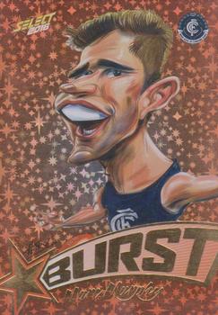 2016 Select Footy Stars - Starburst Caricatures #SB11 Marc Murphy Front